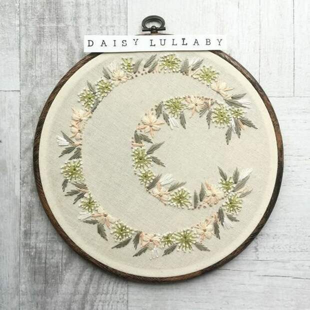 Negative space embroidery: интересный прием в вышивке