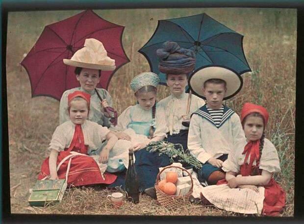 Первые русские цветные фотографии, 1910 г.
