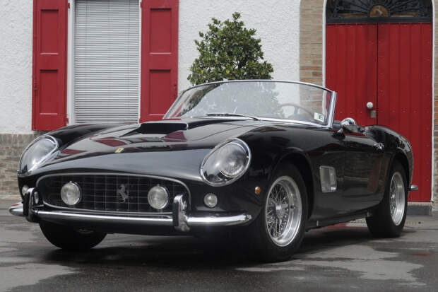 1957 Ferrari 250 GT California Spyder LWB авто, автодизайн, кабриолет, олдтаймер, ретро автомобиль