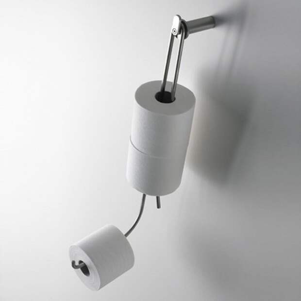 6. Держатель для нескольких рулонов туалетной бумаги изобретение, польза