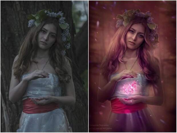 до и после фотошопа, красивый фотошоп