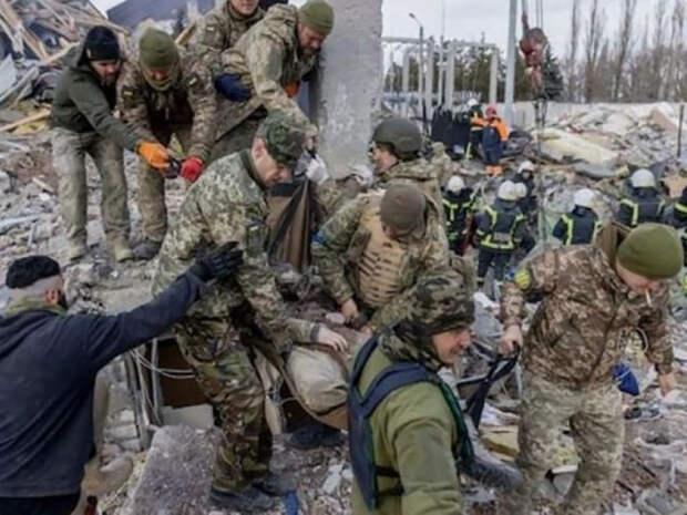 Полигон Селидово удар
