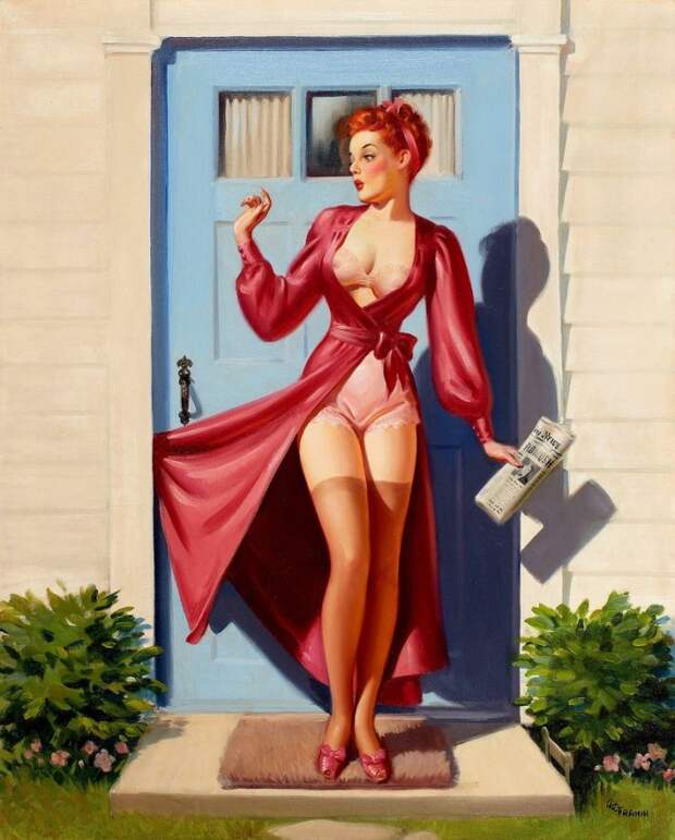 Красотки! Художник-иллюстратор Art Frahm (1907-1981)