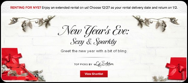 Rent the Runway NYE