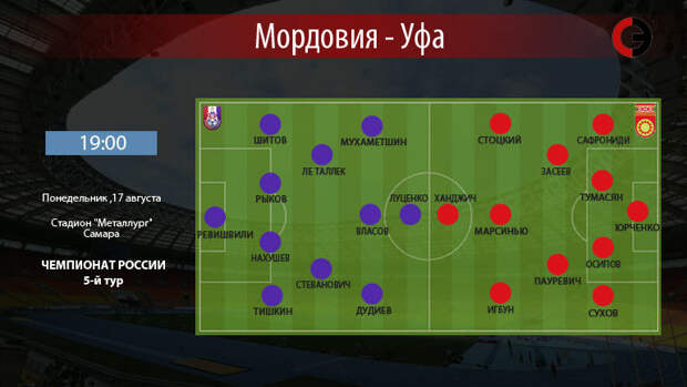 "Мордовия" vs "Уфа". Фото "СЭ"