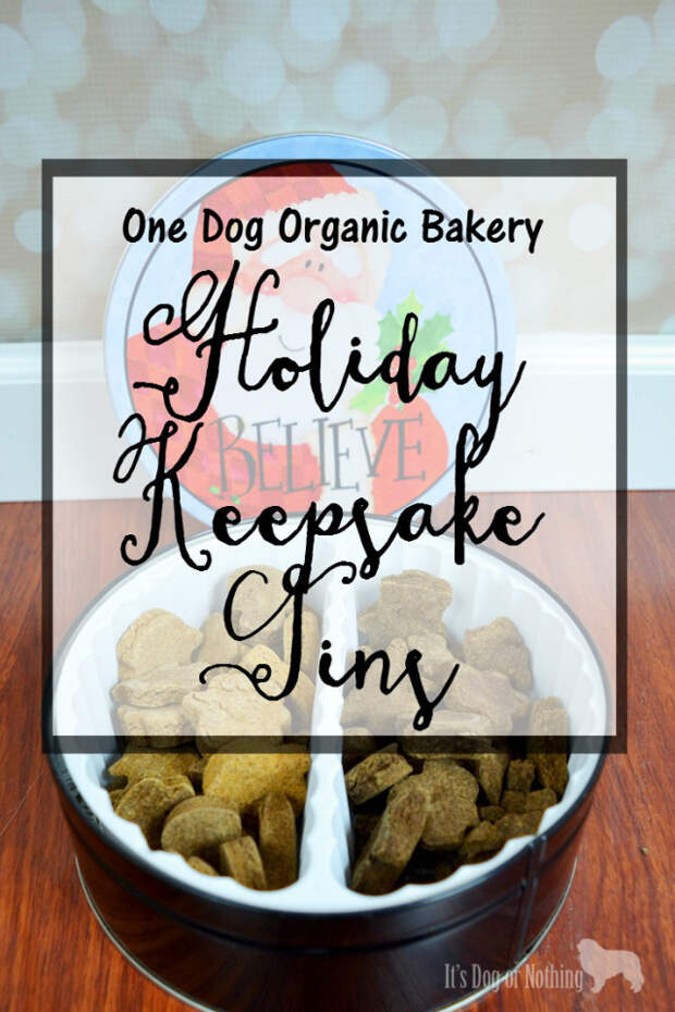 With the holiday season upon us, we're celebrating with the adorable Holiday Keepsake Tins from One Dog Organic Bakery.