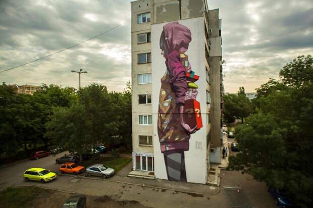 Уличные фрески от Etam Cru Уличные фрески от Etam Cru