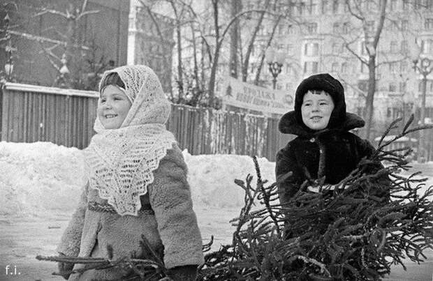 Новогодние фотографии из советского прошлого Новый год в СССР, фото
