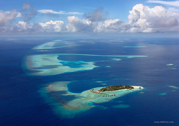Гостиница на тропическом острове, Мальдивы