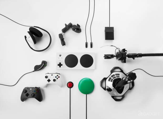 Microsoft представила новый геймпад Xbox Adaptive Controller (9 фото + видео)