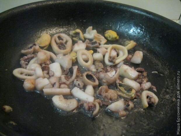 Салат из морепродуктов Салат из морепродуктов