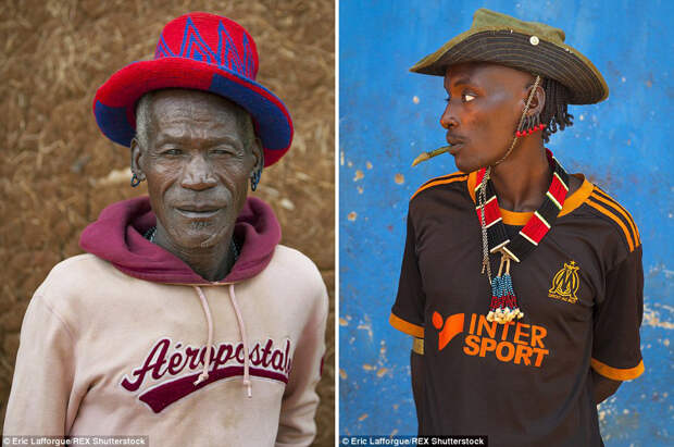 Аксессуары у эфиопских аборигенов не делятся на мужские и женские, как в западной культуре. В Эфиопии можно запросто встретить мужчину в яркой шляпе, с шейными украшениями из бисера или броскими серьгами.