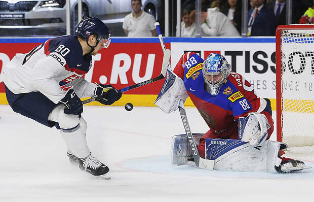 Сборная России разгромила Словакию на ЧМ по хоккею и вышла в плей-офф