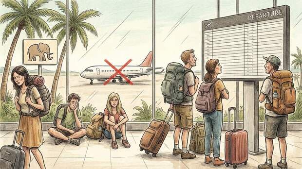 АТОР: около 3,6 тысячи российских туристов не могут покинуть Шри-Ланку