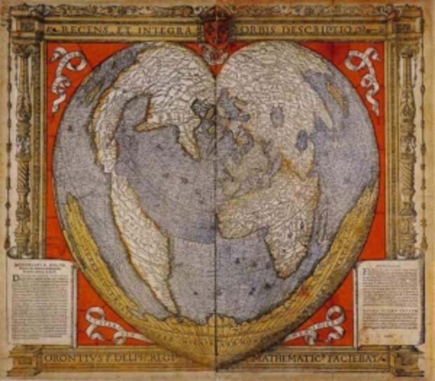 Карта Оронтеуса Финиуса, 1531 г.