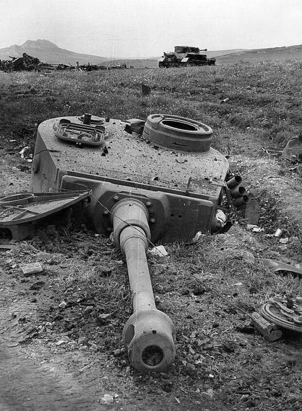 61. Останки PzKpfw. VI «Тигр» №142 из 501-го танкового батальона ВОВ 1941-1945, вмв, война