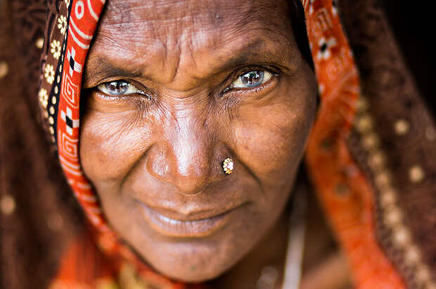 Пожилая женщина из Варанаси глаза, красота, народы мира, фото