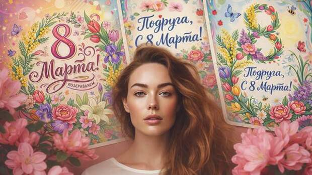 80+ красивых открыток к 8 Марта для самых дорогих и любимых женщин