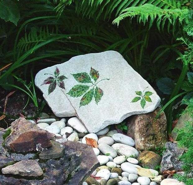 Высушивайте камень в течение 8 часов, а затем используйте его для создания садовых композиций