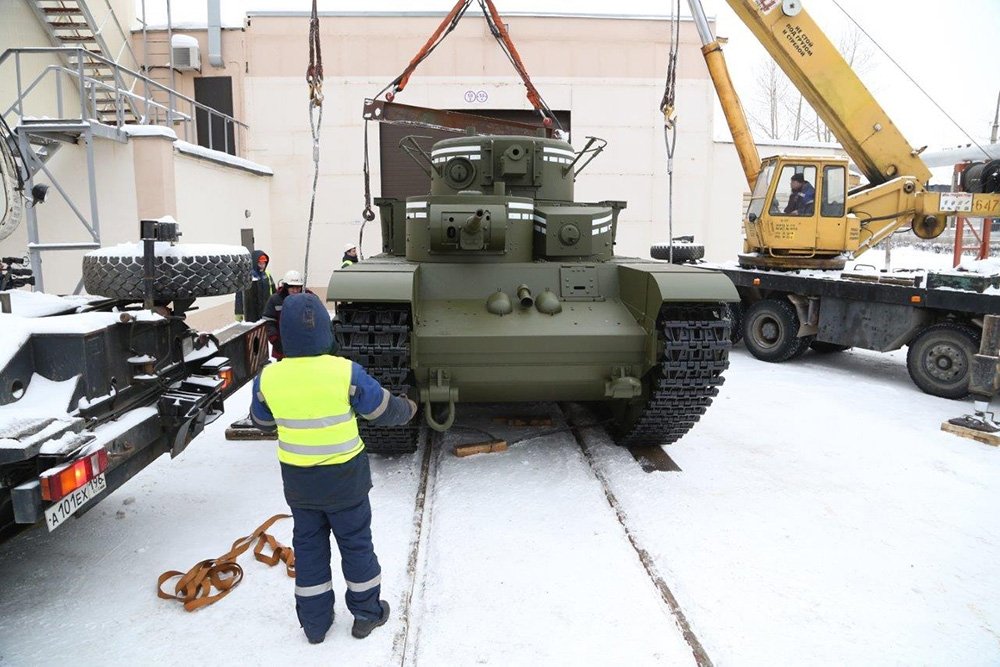Уральские металлурги воссоздали танк Т-35