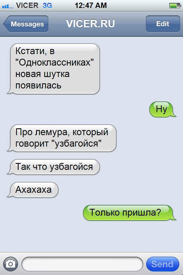 ироничные смс от лучших друзей 