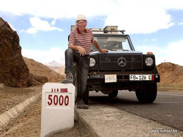 Немец проехал на Gelandewagen весь мир путешествие, mercedes-benz, g-class, gelandewagen