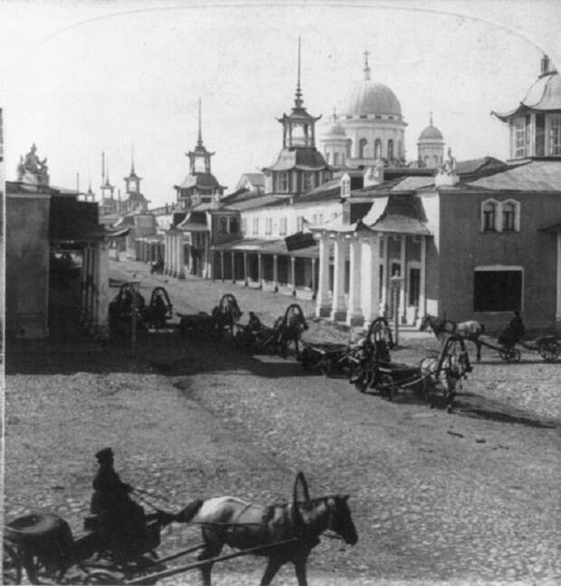 15. Китайские ряды на Нижегородской ярмарке 100 лет назад, россия, фото