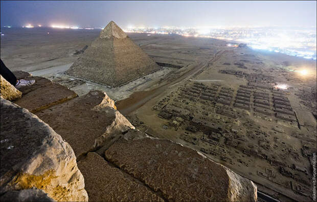 Каир с вершины пирамиды