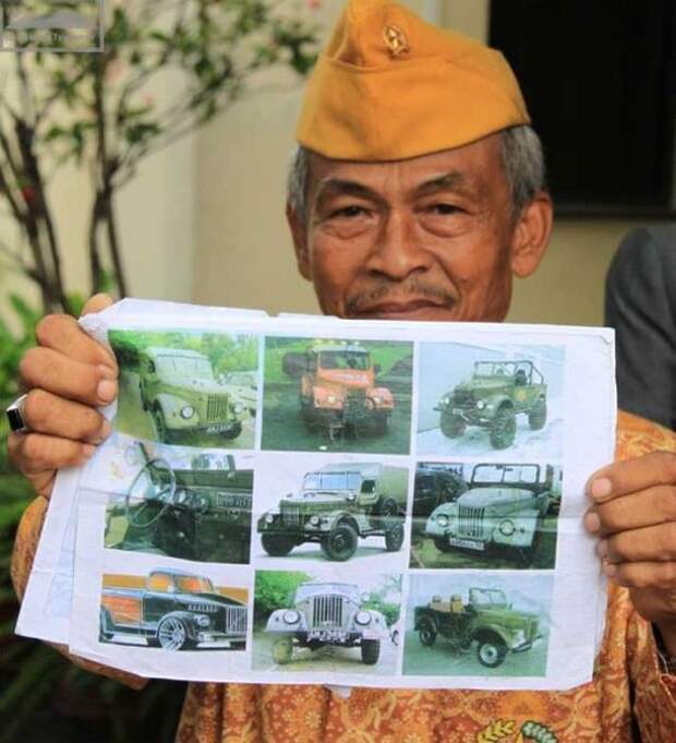 Наш "Козлик" в далекой Индонезии авто, газ, газ-69, индонезия