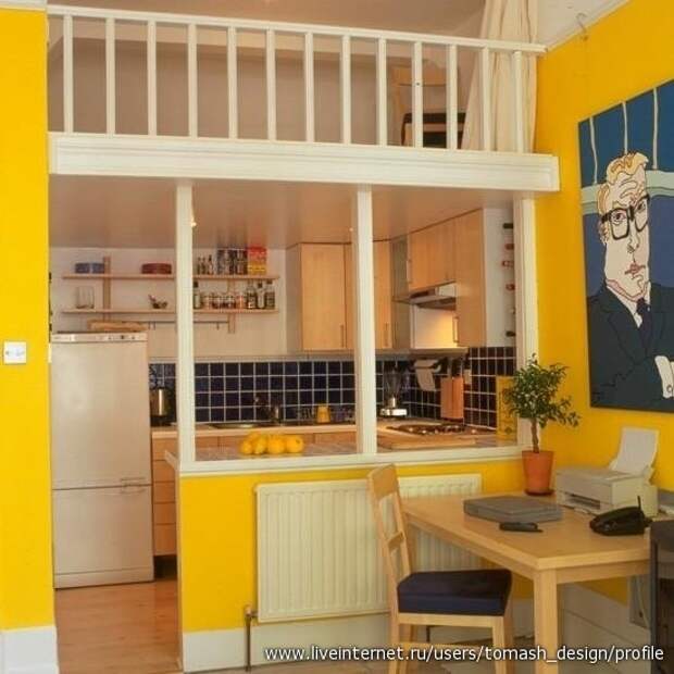 Идеи для маленьких однокомнатных квартир