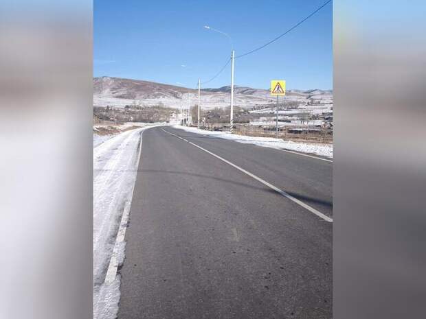 Участок дороги «Мангут — Кыра» отремонтировали в Забайкалье