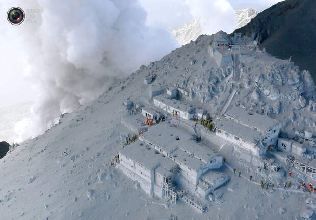 Непреодолимая сила природы в снимках извержения вулкана