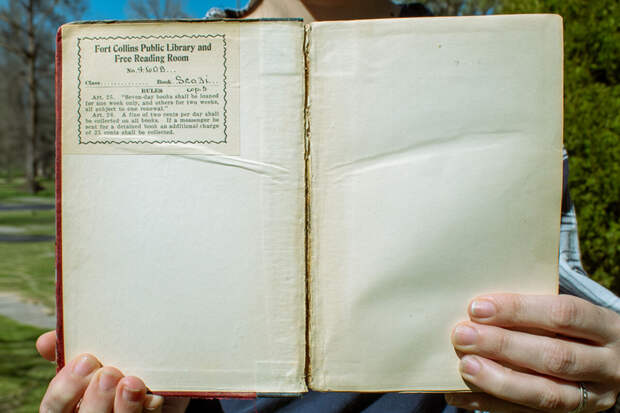 В США книга, взятая на дом в 1919 году, вернулась в библиотеку через 105 лет