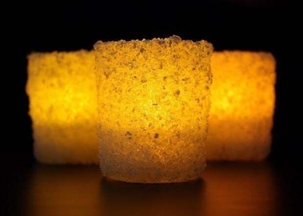 Снежные подсвечники