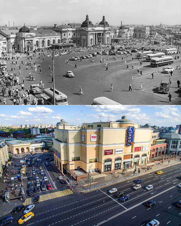 Площадь Курского вокзала, 1958/2015 год история, факты