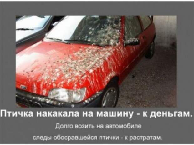 Автомобильные приметы.