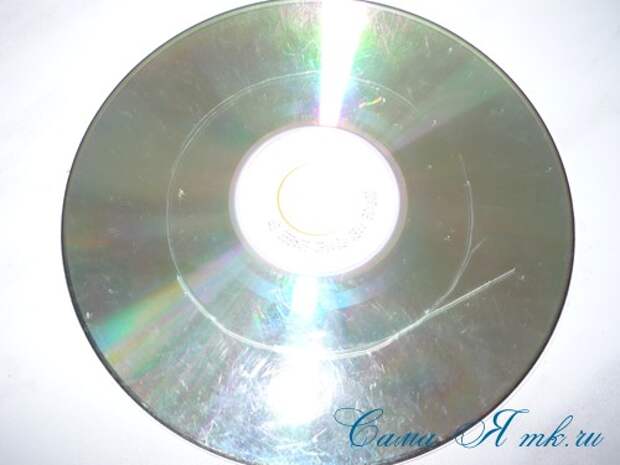 подхваты держатели для штор из CD дисков и шпагата  2