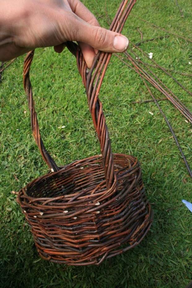 Как сплести корзинку из ивовых прутьев. Мастер-класс (57) (467x700, 293Kb)