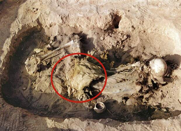 В этой могиле нашли скелет женщины и кожаное седло / © Wertmann et al., 2023