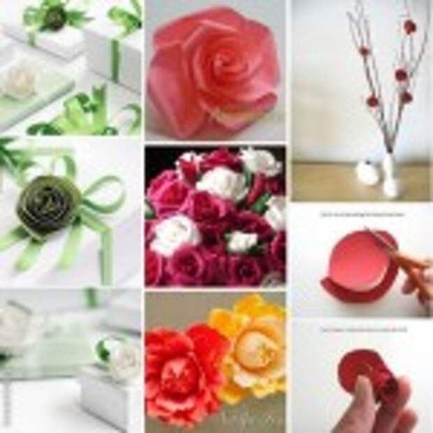 Как сделать розу из бумаги (подборка)