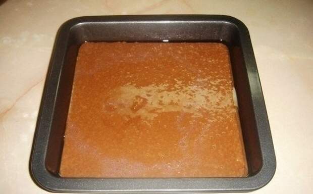 Фото к рецепту: Необычное пирожное