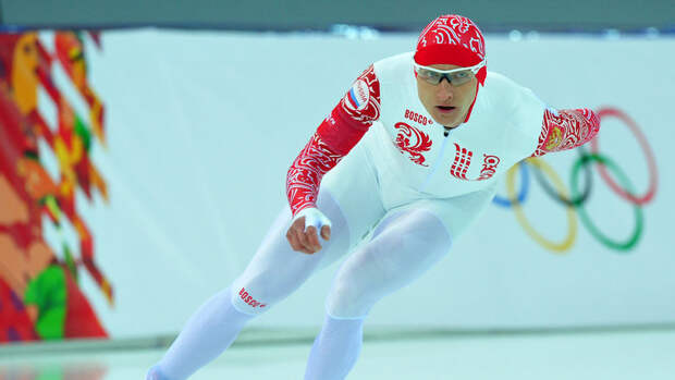 Выступление Ивана СКОБРЕВА на дистанции 5000 метров на Олимпиаде в Сочи-2014. Фото Александр ФЕДОРОВ, "СЭ"