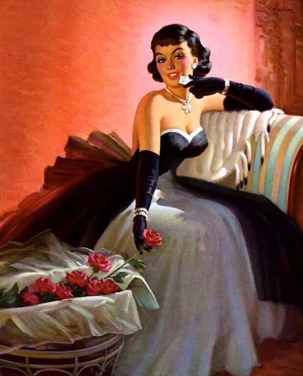 Красотки! Художник-иллюстратор Art Frahm (1907-1981)