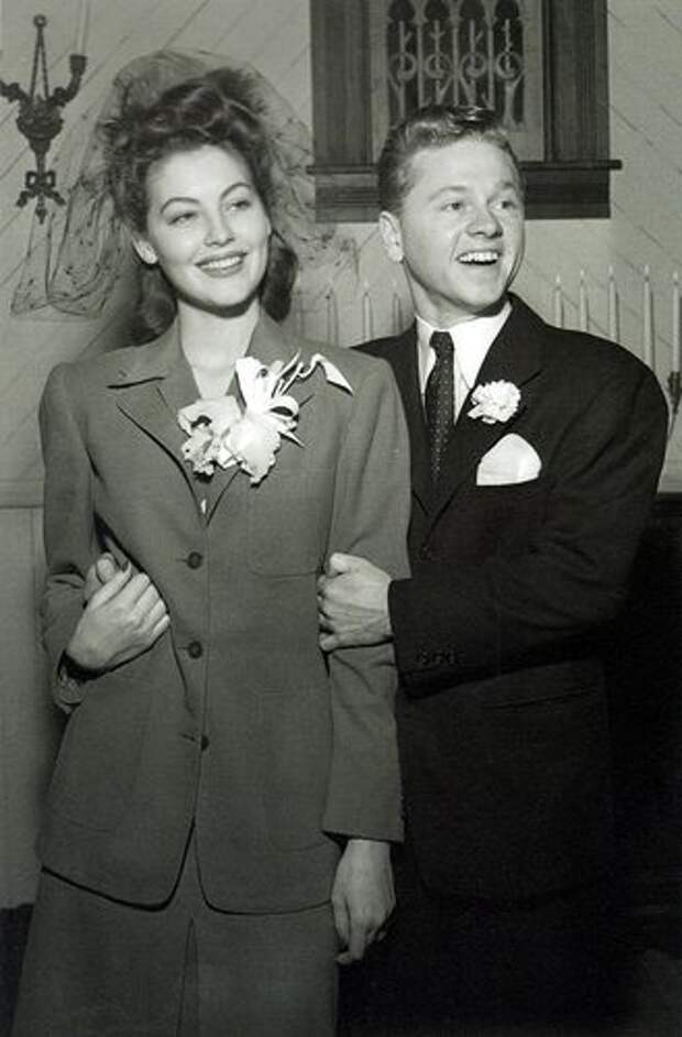 Ава Гарднер и Микки Руни AVA GARDNER
