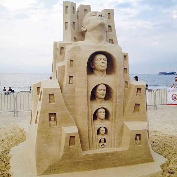 Удивительные скульптуры из песка искусство, песок, скульптура, фестиваль