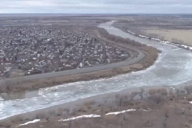 Уровень воды в реке Ишим поднялся на 42 сантиметра за восемь часов