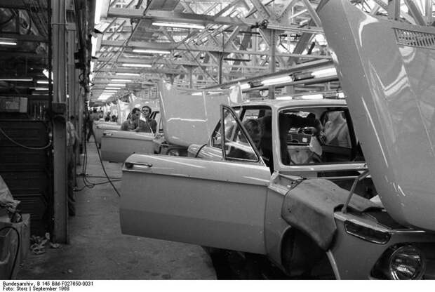 Как собирали BMW в 60-х годах прошлого века авто, история, bmw, производсство, завод