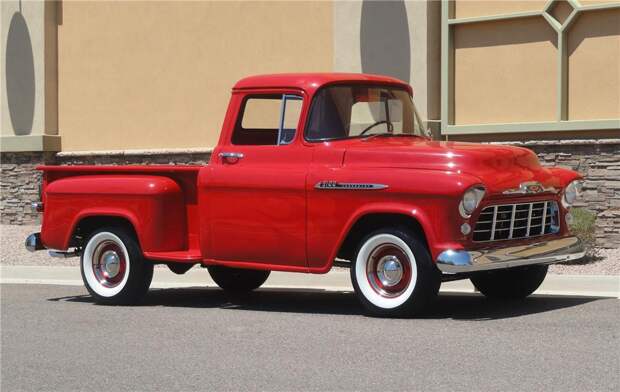 1956 год, Chevrolet 3100 из грузопассажирской линейки Chevrolet Task Force. Эта линейка сменила Advance Design и приобрела не меньшую популярность. 1956 год, Chevrolet 3100 из грузопассажирской линейки Chevrolet Task Force. Эта линейка сменила Advance Design и приобрела не меньшую популярность. chevrolet, автодизайн, красота