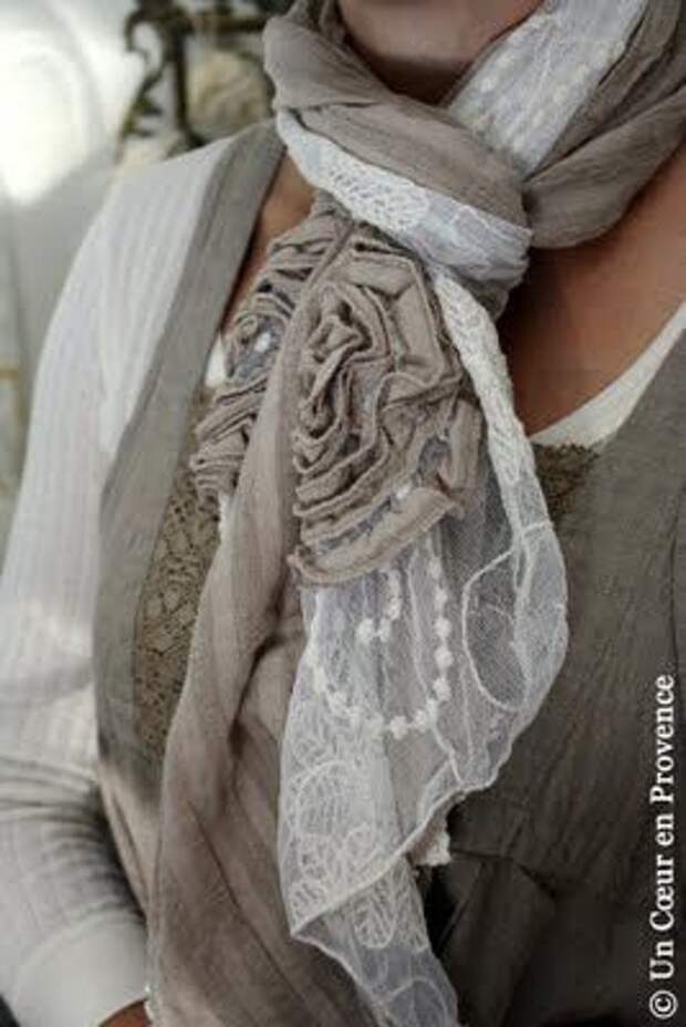 Lace scarf: 