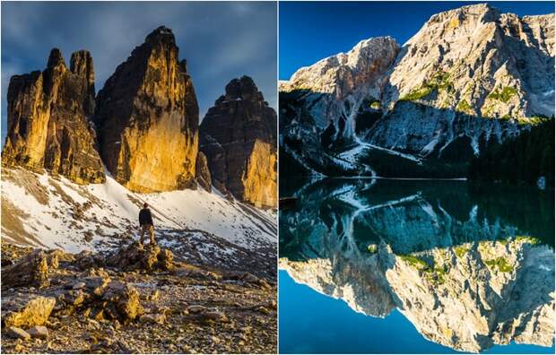 Доломитовые Альпы – это заповедник в Италии, который входит в список ЮНЕСКО.